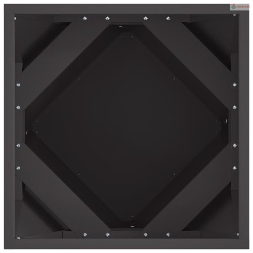 Növénytartó Fekete 40 x 40 x 40 cm Acél