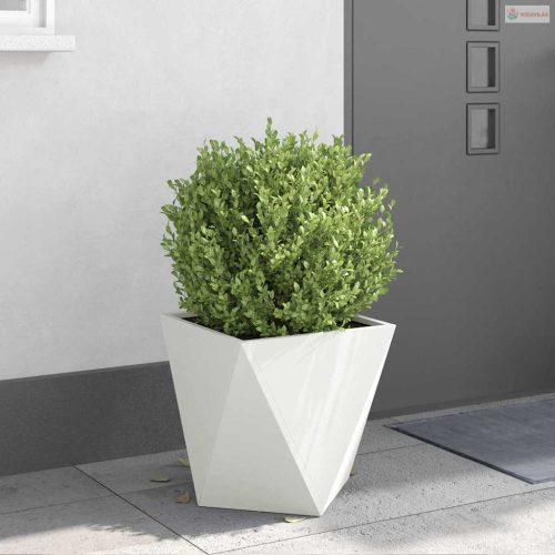 Növénytartó Fehér 40 x 40 x 40 cm Acél