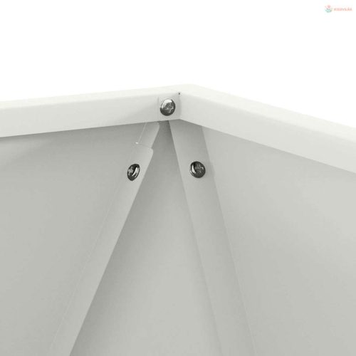 Növénytartó Fehér 40 x 40 x 40 cm Acél