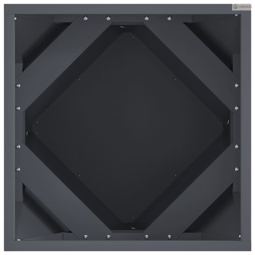 Növénytartó Antracit 40 x 40 x 40 cm Acél