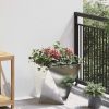Növénytartó Ezüst 40 x 40 x 40 cm Rozsdamentes acél