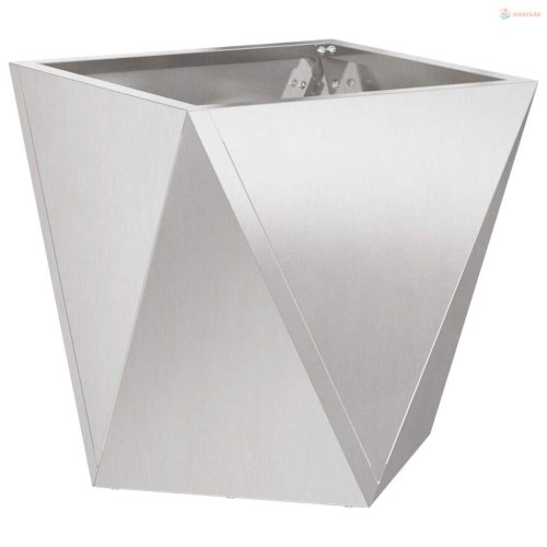 Növénytartó Ezüst 40 x 40 x 40 cm Rozsdamentes acél