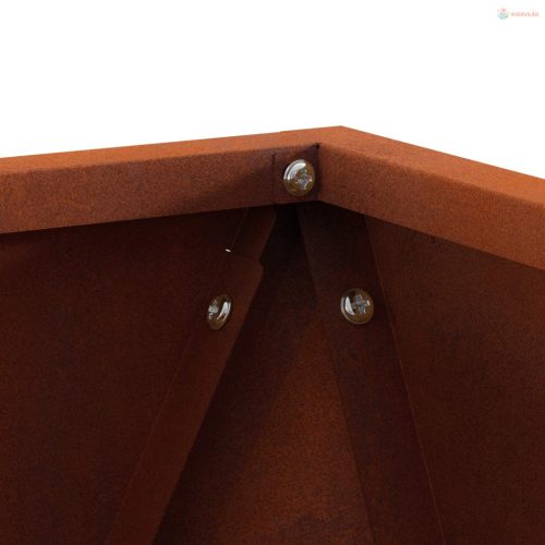 Növénytartó Rozsdás 50 x 50 x 50 cm Időjárásálló acél