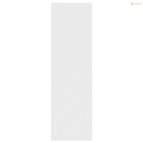 Növényállvány polcokkal Fehér 30 x 30 x 100 cm Mérnöki fa