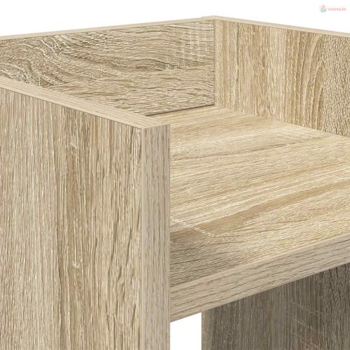 Növényállvány Sonoma tölgy 30 x 30 x 100 cm Mérnöki fa