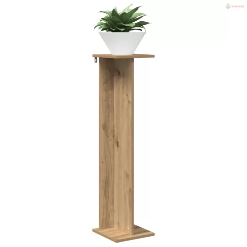Növényállvány 2 pcs Kézműves Tölgy 25 x 25,5 x 100,5 cm