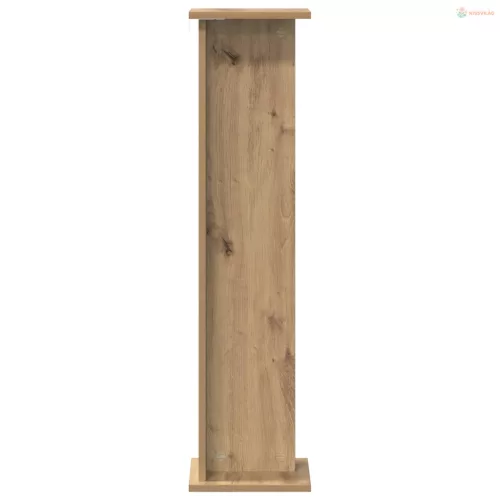 Növényállvány 2 pcs Kézműves Tölgy 25 x 25,5 x 100,5 cm