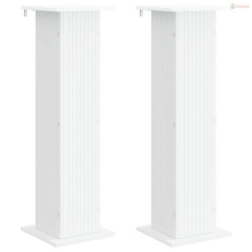 Növényállvány 2 pcs Fehér 30,5 x 30 x 100,5 cm Szerelt Fa