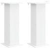 Növényállvány 2 pcs Fehér 30,5 x 30 x 80,5 cm Szerelt Fa