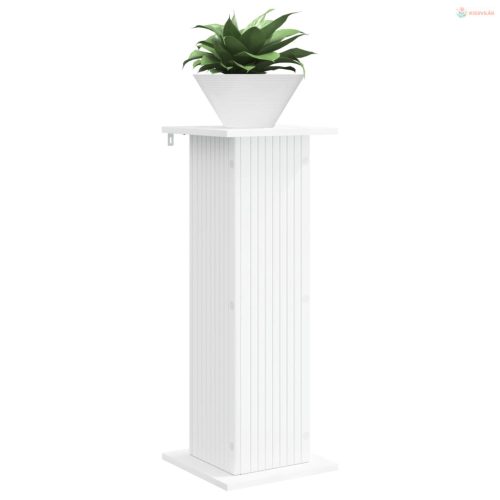 Növényállvány 2 pcs Fehér 30,5 x 30 x 80,5 cm Szerelt Fa