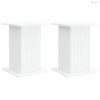 Növényállvány 2 pcs Fehér 30,5 x 30 x 43 cm Szerelt Fa