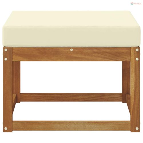 Kültéri lábtartó Tömör Akácfa Természetes