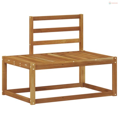 Kültéri végleges kanapé 2 Darab Természetes 182,5 x 63 x 73 cm