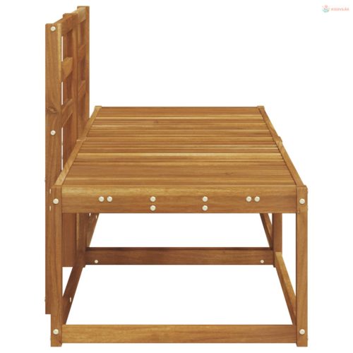 Kültéri végleges kanapé 2 Darab Természetes 182,5 x 63 x 73 cm