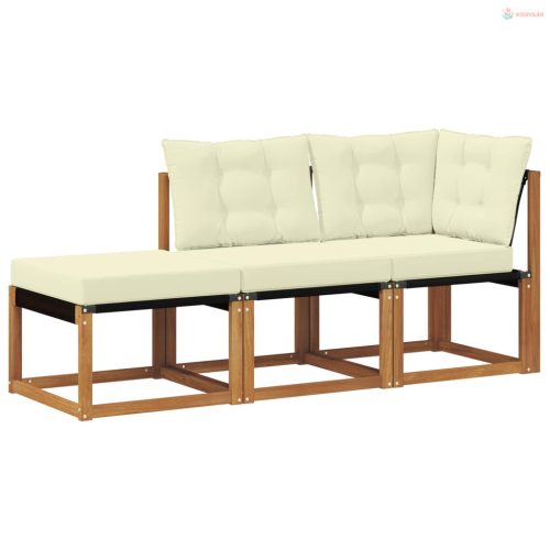 Kültéri moduláris kanapé egységek párnával 3 Darab