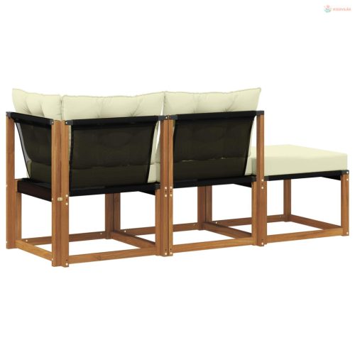 Kültéri moduláris kanapé egységek párnával 3 Darab