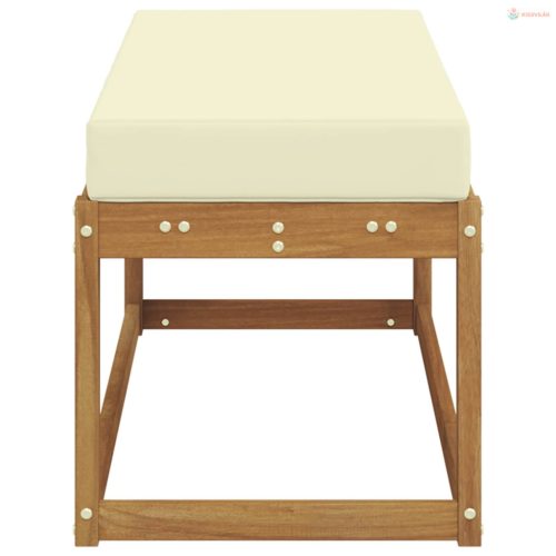 Kültéri Padtartó Természetes és krémszínű 115 x 43 x 45 cm