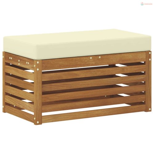 Kültéri Szék Pad Tömör Akácfa Természetes