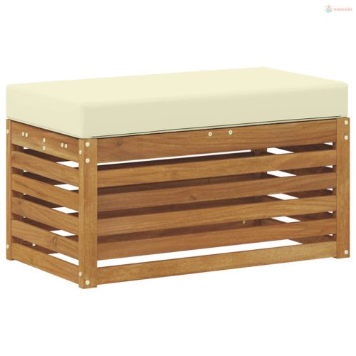 Kültéri Szék Pad Tömör Akácfa Természetes