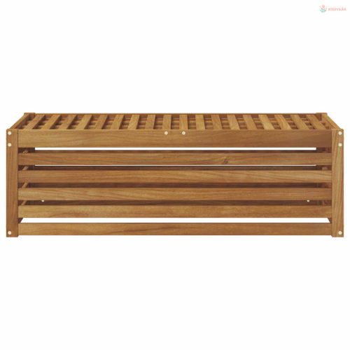 Kültéri Szék Pad Természetes 115 x 43 x 37 cm Tömör Akácfa