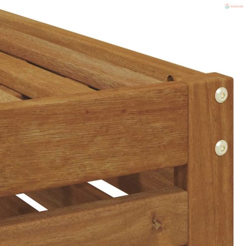 Kültéri Szék Pad Természetes 115 x 43 x 37 cm Tömör Akácfa