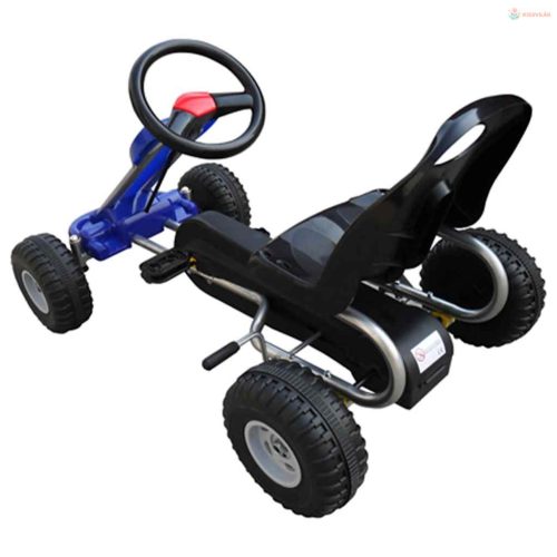 Pedálos gokart kék