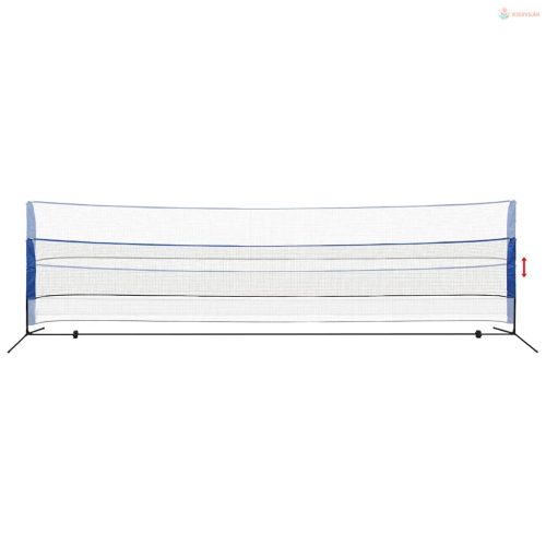 Tollaslabda háló tollaslabdákkal 600 x 155 cm