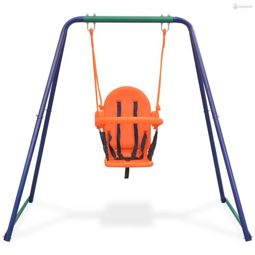 Narancssárga 2 az 1-ben egyszemélyes hinta és totyogó hinta