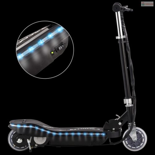 Fekete elektromos roller LED-del 120 W