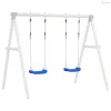 2 db kék polietilén hinta kötéllel 37 x 15 cm