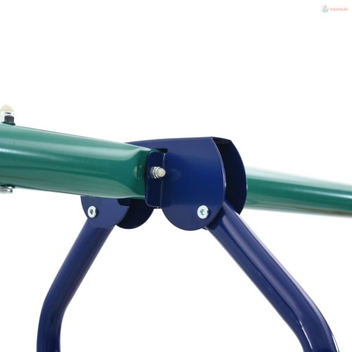 Acél hintaszett tornagyűrűkkel és 4 üléssel