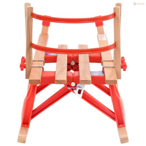 Összecsukható faszánkó háttámlával 119 cm