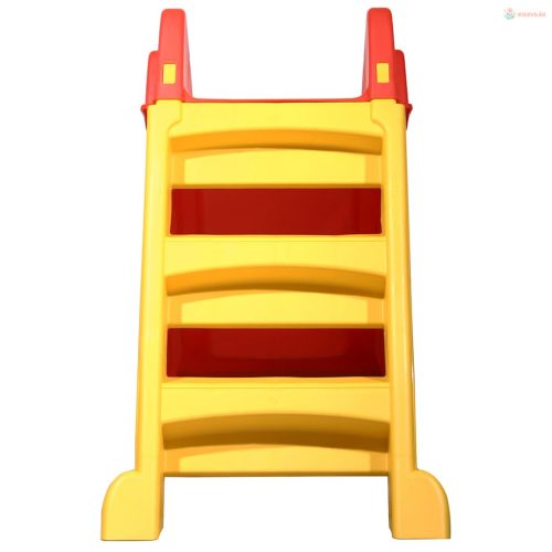 Piros és sárga összecsukható bel- és kültéri gyerekcsúszda