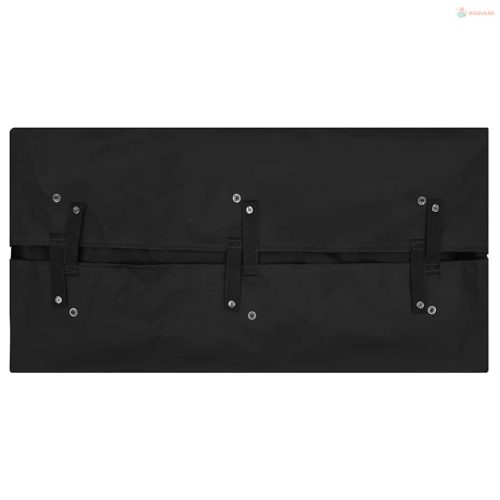 Fekete szövet kerti kocsi bélés 81 x 41 x 40 cm