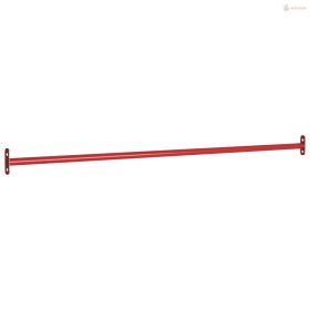 Piros acél húzódzkodó rúd 125 cm