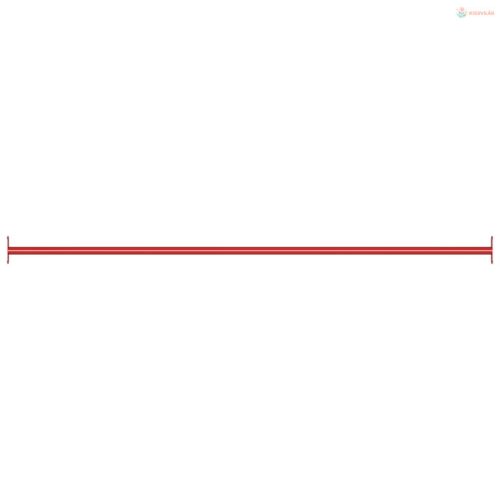 Piros acél húzódzkodó rúd 125 cm