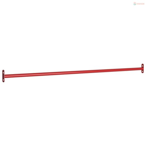 2 db piros acél húzódzkodó rúd 125 cm