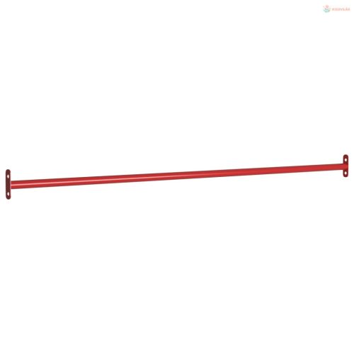 3db piros acél húzódzkodó rúd 125 cm