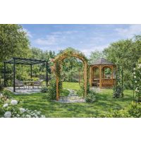 Kerti lugasok, apácarácsok, filagóriák, pergolák