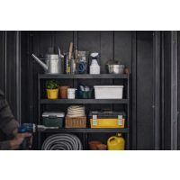 Tárolópolcok kerti tárolókhoz