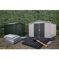 Padlóburkolatok kerti tárolókhoz