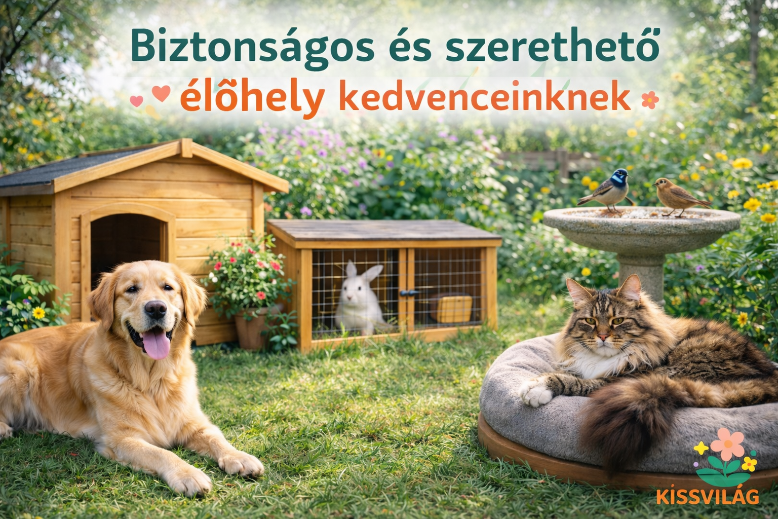 Biztonságos és szerethető élőhely kedvenceinknek