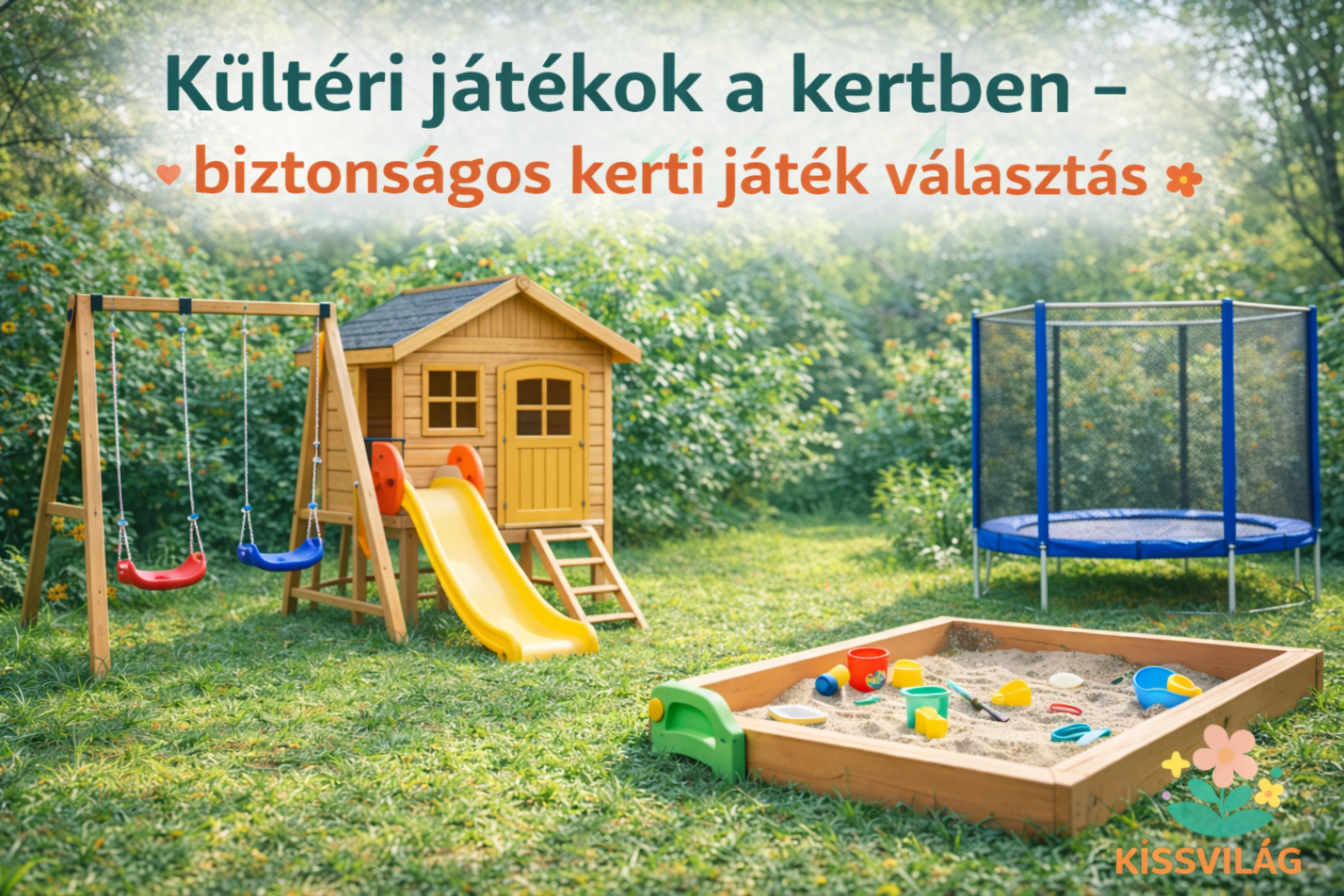 Kültéri játékok a kertben – hogyan válassz biztonságos és élménygazdag játékot?