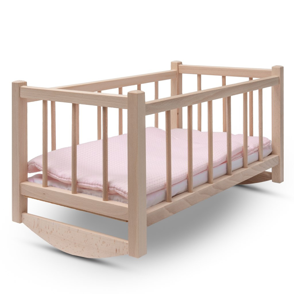 Fa babaágy-bölcső ágyneművel Baby Mix