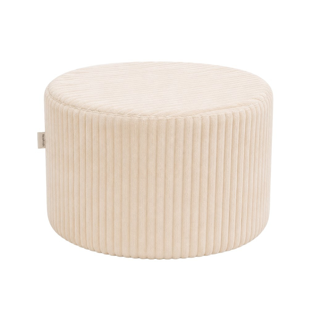 Gyermek  puff Kordbársony New Baby cream