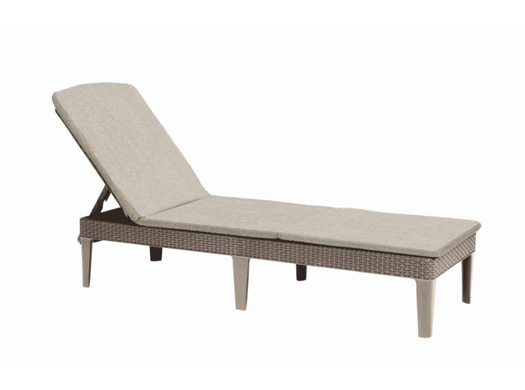 Keter Jaipur cappuccino/bézs napozóágy párnával
