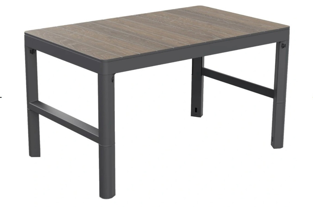 Keter Lyon Deco walnut / grafit kerti asztal