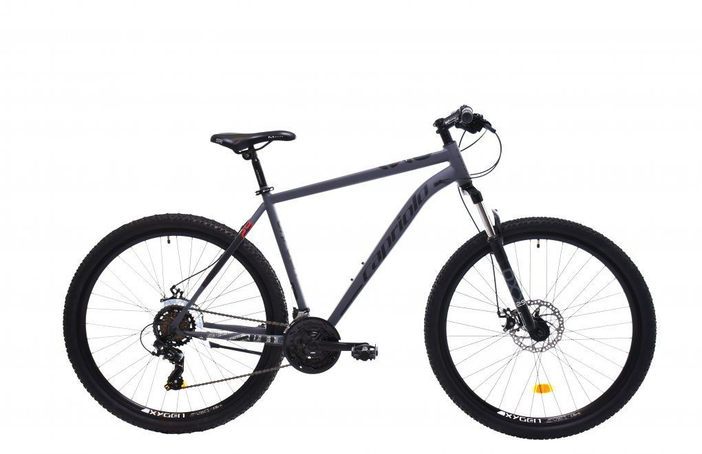 Capriolo OXYGEN 29"/21HT grey black red hegyi kerékpár, fekete