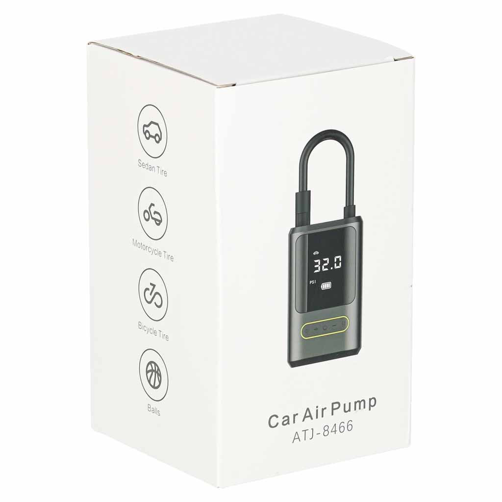 USB-C elektromos pumpa powerbank- és zseblámpafunkcióval