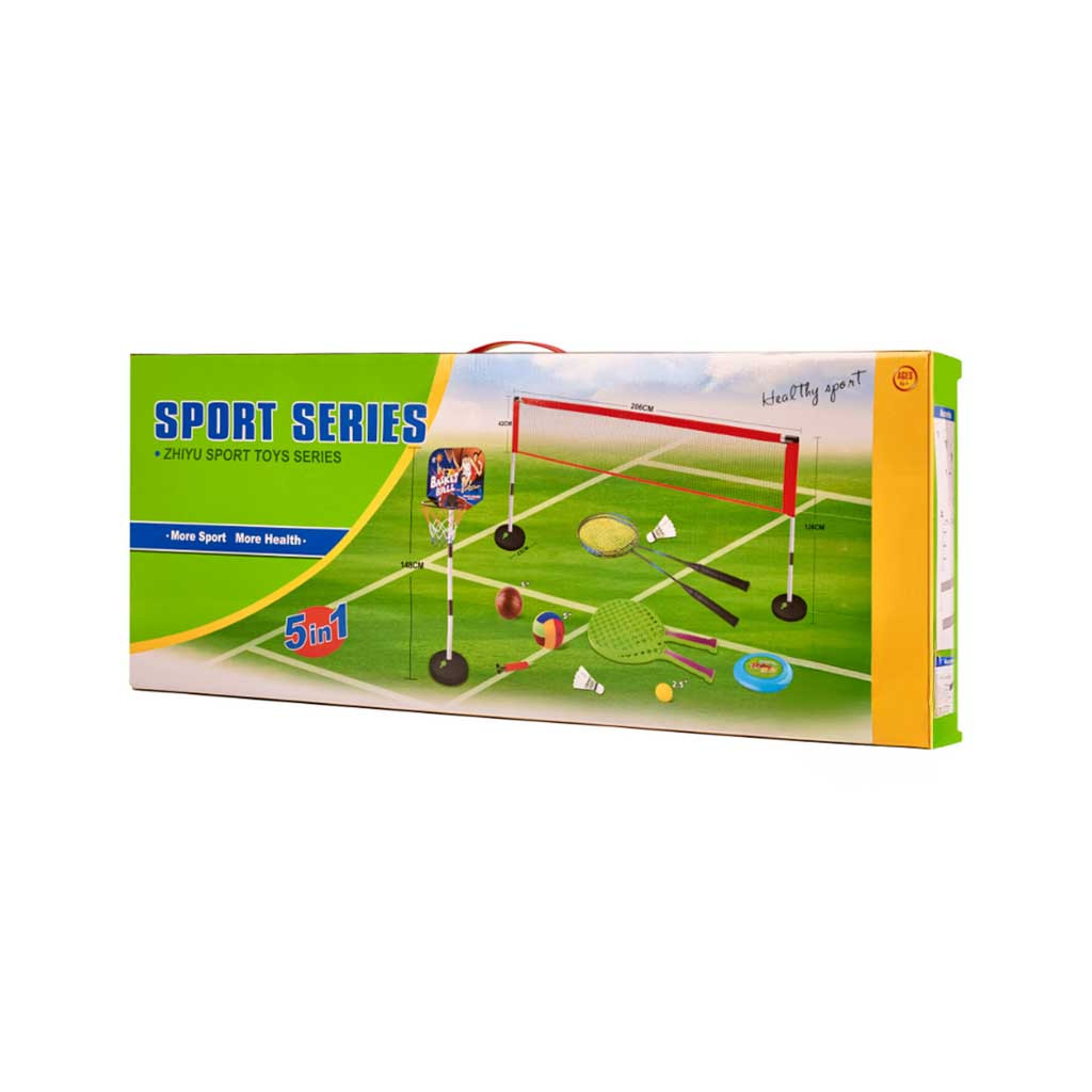 5 az 1-ben sportkészlet gyerekeknek